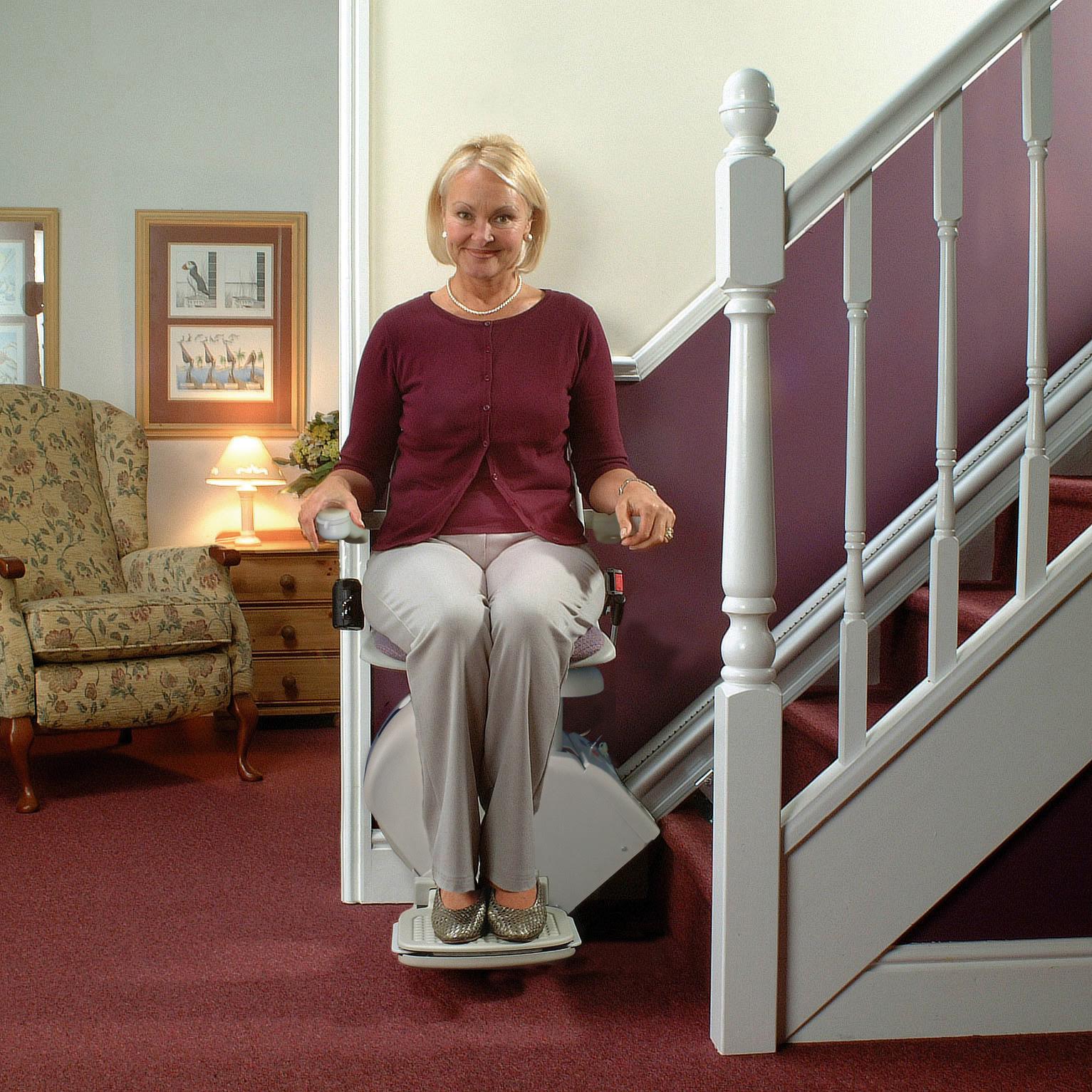 Anaheim curved stair lift chair for elderly