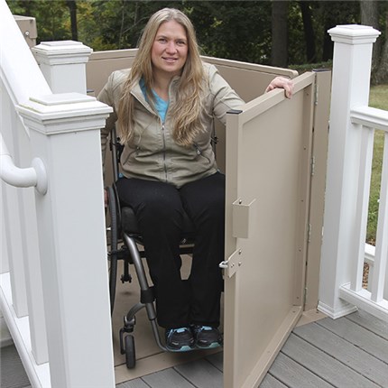 Anaheim wheelchair elevator bruno vertical platform lift